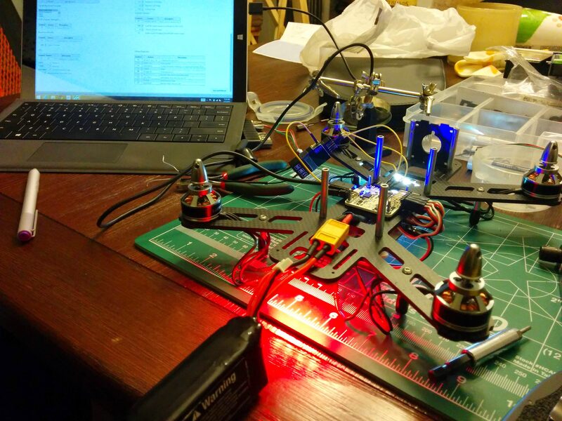 FPV racing drone build
