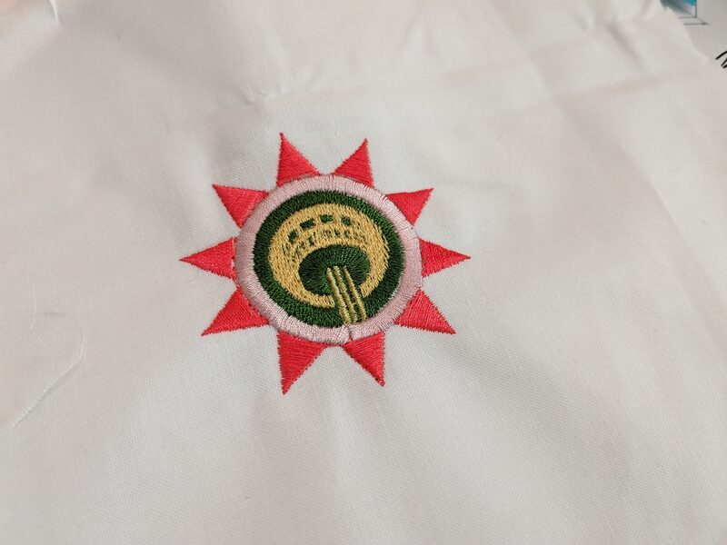 A San Antonio Spurs city edition logo patch