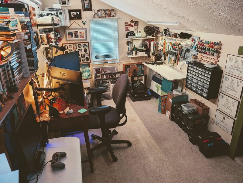 My office and crafting room
